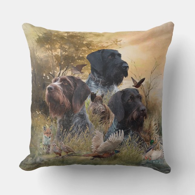 Versatile Jagdhunde Kissen (Vorderseite)