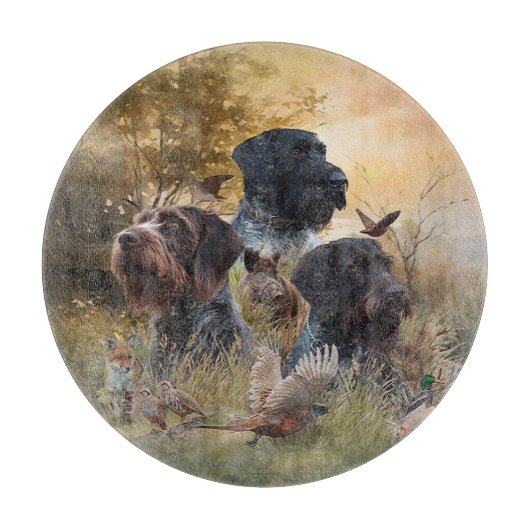 Versatile Jagdhunde Schneidebrett (Vorderseite)