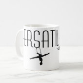 Versatile Künstler Logo-Kaffee-Tasse Kaffeetasse (Vorderseite Links)
