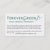 Versativa Geschäfts-Karte Visitenkarte (Rückseite)