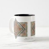 Verschachteln Sie Platten-Tasse Zweifarbige Tasse (Vorderseite Links)