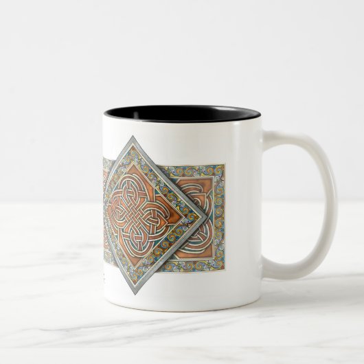 Verschachteln Sie Platten-Tasse Zweifarbige Tasse (Rechts)