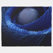 Verschachtelte Schleifen Fleecedecke (Vorderseite (Horizontal))
