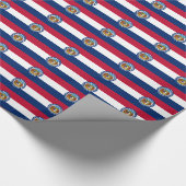 Verschachteltes Muster von Missouri Geschenkpapier (Ecke)