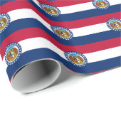 Verschachteltes Muster von Missouri Geschenkpapier (Rolleneckpunkt)
