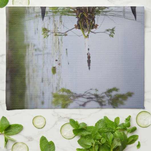 Verschachtelungloon-Geschirrtuch Handtuch (Gefaltet)