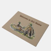 Verschachtelungs-Stockenten-willkommene Fußmatte (Schrägansicht)