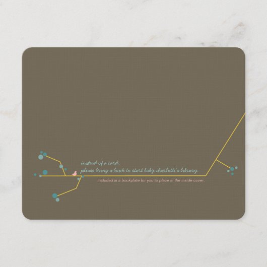 Verschachtelungs-Vogel + Buchzeichen-Einsatz-Karte Begleitkarte (Vorderseite)