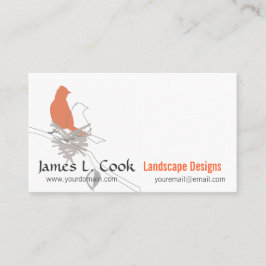 Verschachtelungs-Vögel, die Event-Planer-Berater Visitenkarte