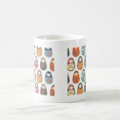 Verschachtelungspuppendruck Kaffeetasse (Mittel)