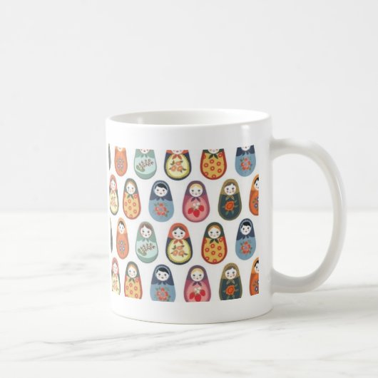 Verschachtelungspuppendruck Kaffeetasse (Rechts)