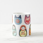 Verschachtelungspuppendruck Kaffeetasse (Mittel)