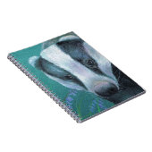 Verschalung in Bluebell-Wäldern, Kunstheft Notizblock (Rechte Seite)