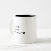 Verschenkbarer Tasse für Sie oder Ihn mit dem Them (Vorderseite Links)