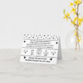 Verschenke saubere Luft Karte (Gelbe Blume)