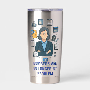 Verschenken Sie einen isolierten Tumbler an einen Thermobecher