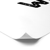 Verschenken Sie Mess mit mir lustige Essenspuppe Poster (Ecke)