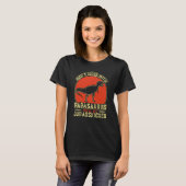 Verschenken Sie Mess mit Papasaurus Sie werden Jur T-Shirt (Vorne ganz)