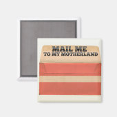 Verschicken Sie mir nach Lettland Magnet (Vorderseite/Rückseite)