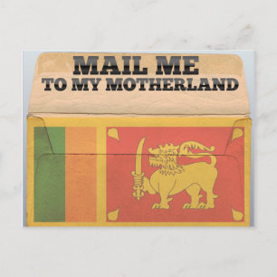 Verschicken Sie mir nach Sri Lanka Postkarte