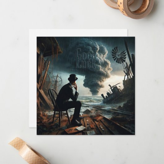 verschickt mitteilungskarte (Vorderseite/Rückseite Beispiel)