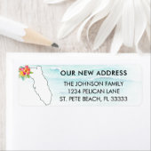 Verschieben der Ankündigung Florida Karte Rücksend (Insitu)