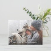 Verschieben der Ankündigung mit Ihrem Haustier hin (Stehend Vorderseite)