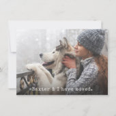 Verschieben der Ankündigung mit Ihrem Haustier hin (Vorderseite)