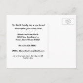 Verschieben der Ankündigung Postkarte (Rückseite)