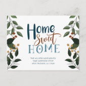 Verschieben der Ankündigung Postkarte mit Grün (Vorderseite)