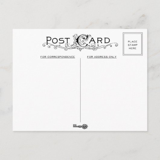 Verschieben der Ankündigung Postkarte - Vintager S (Rückseite)