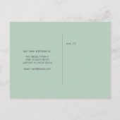 Verschieben der Ankündigung Postkarten Wasserfarbe (Rückseite)