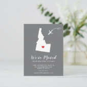 Verschieben der Ankündigungs-Staat IDAHO Postkarte (Stehend Vorderseite)