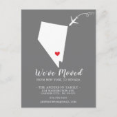 Verschieben der Ankündigungs-Staat NEVADA Postkart Postkarte (Vorderseite)