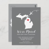 Verschieben des Announcement-Staat MONTANA Postkar Postkarte (Vorne/Hinten)