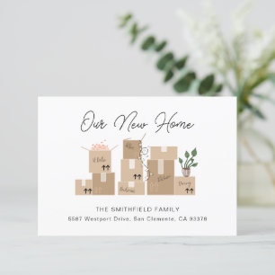 Verschieben von Boxen Neue Adresse und Ankündigung