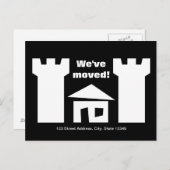 Verschieben von Postkarten mit lustigem Haus und n (Vorne/Hinten)