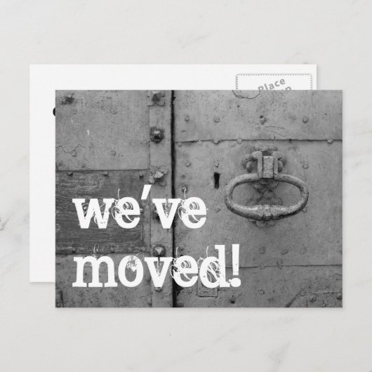 Verschieben von Postkarten mit Türknopf und Schlüs (Vorne/Hinten)