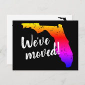 Verschieben von Postkarten mit Vintagem Florida-St (Vorne/Hinten)