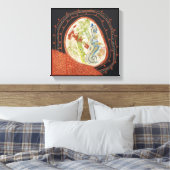 Verschieben von Räumen 1 Leinwand ummantelter Druc (Insitu (Schlafzimmer))