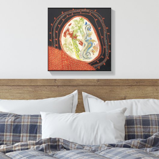 Verschieben von Räumen 1 Leinwand ummantelter Druc (Insitu (Schlafzimmer))