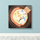 Verschieben von Räumen 2 Leinwand ummantelter Druc (Insitu (Holzboden))