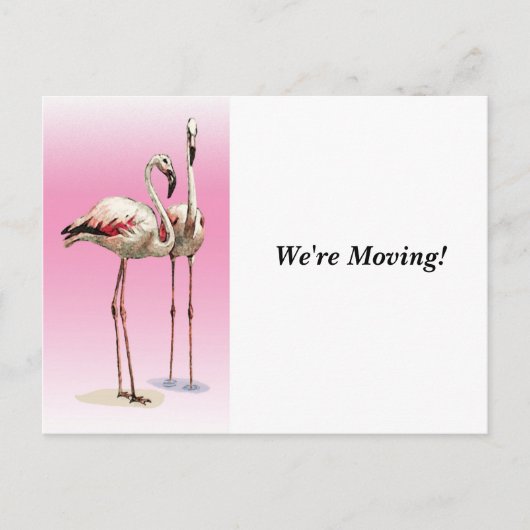 Verschieben - Zuhause ändern - Postkarte (Vorderseite)