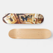 "Verschiebendes helles" Wanzen-Aquarell-Skateboard Skateboard (Horizontal)
