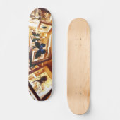 "Verschiebendes helles" Wanzen-Aquarell-Skateboard Skateboard (Vorderseite)