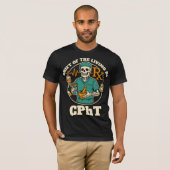 Verschiebung des lebenden Rx CPhT Pharmacy Hallowe T-Shirt (Vorne ganz)