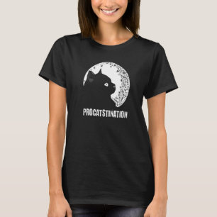 Verschiebungskatze Humor Kitten Faulpelz Katze Mam T-Shirt