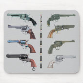 Verschieden. PISTOLEN Mousepad (Vorne)