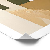 Verschiedene Abstrakte Formen und Farben Poster (Ecke)