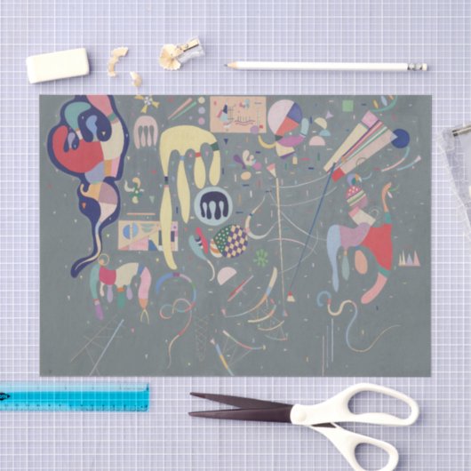 Verschiedene Aktionen, Kandinsky Seidenpapier (Handwerk)